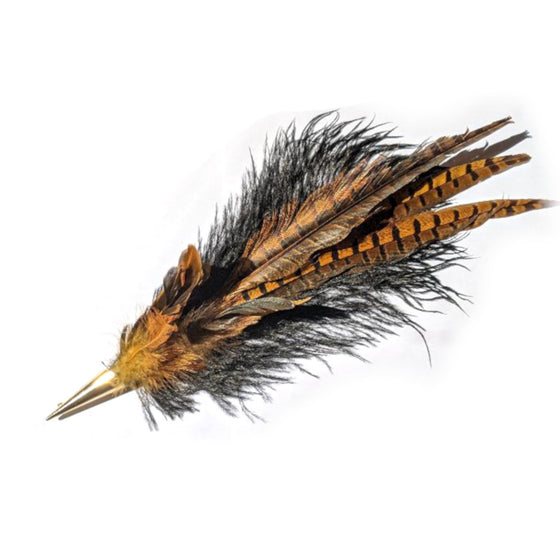Brown and Black Feather Plumes