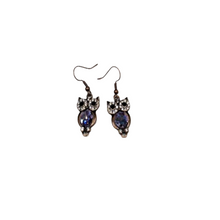  Clear Belly Owl Dangles