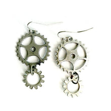  Gear Dangle Earrings