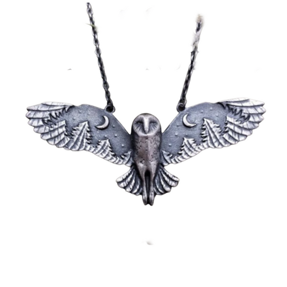 Flying Owl Necklace