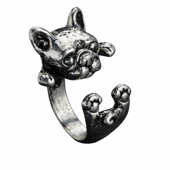 Frenchie Adjustable Ring