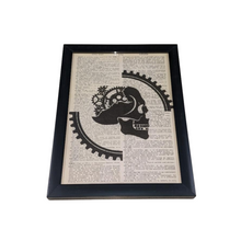  Framed Gearhead Newsprint Art 5x7