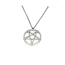  Giant Pentagram Disc Necklace