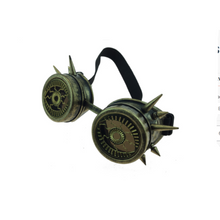  Gold Spike Goggles with Eye Lens
