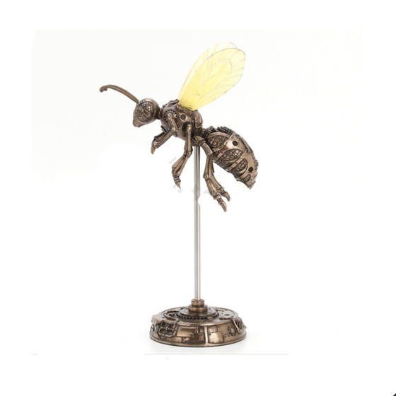 Steampunk Bee with Display Stand