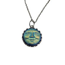  Iridescent Man In the  Moon Necklace