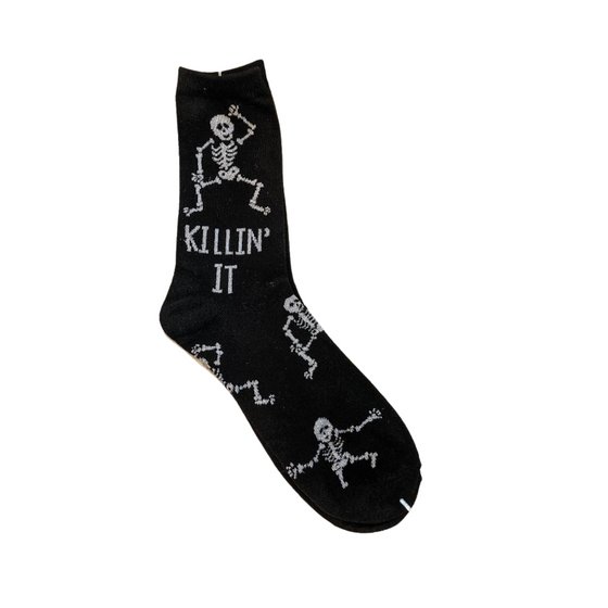Socks Killin' It Skeleton – Aunt Matilda's Steampunk Trunk