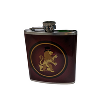  Stainless Steel 6oz Flask - Steampunk Lion