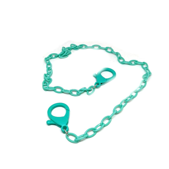 Mask/Glasses Chain Turquoise