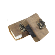  Mini Brown Leather Journal with Latch