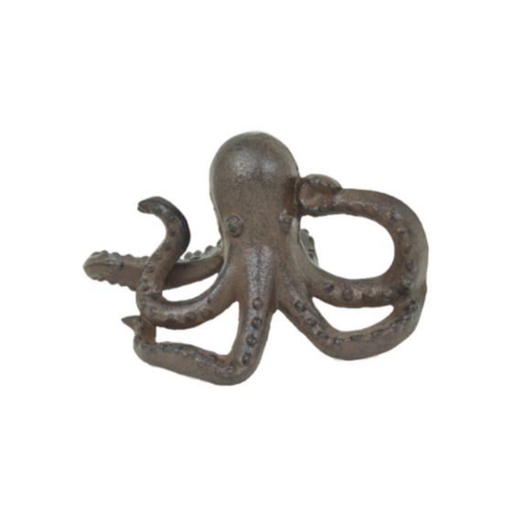 Iron Octopus Paperweight