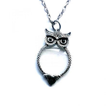  Owl Magnifying Glass Necklace