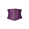 Plum Brocade Clasp Corset