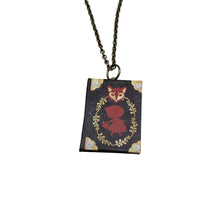  Mini Red Riding Hood Book Necklace