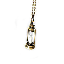  Sand Timer Lantern Necklace