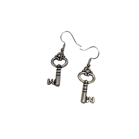 Silver Key Dangle