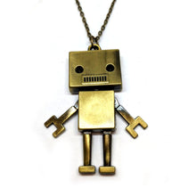  Square Head Robot Necklace