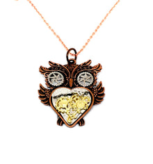  Steampunk Owl Necklace