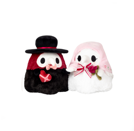 Valentines Day Plague Doctor and Nurse Squishable Plush