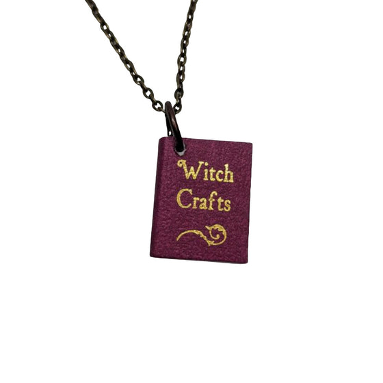 Witch Crafts Books Necklace