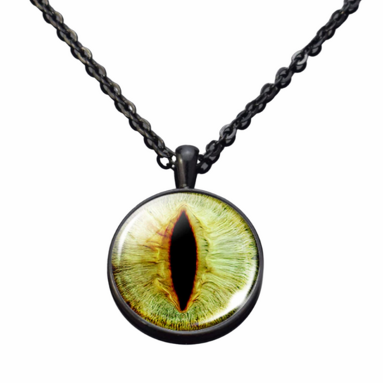 Dragon Eye Necklace Yellow