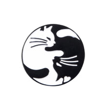 Yin Yang Cat Tack Pin